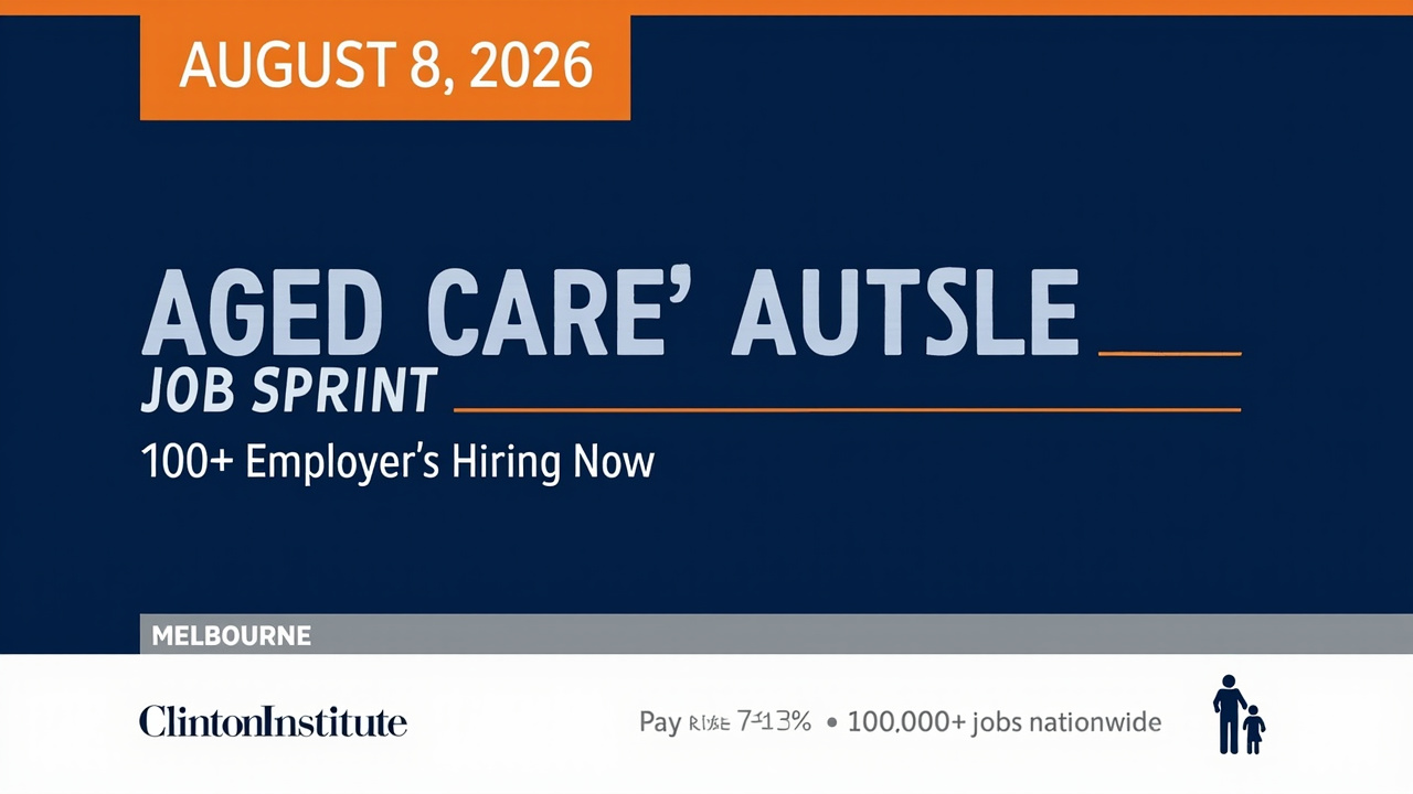 Australia aged care recruitment surge August 2026 — Clinton Institute