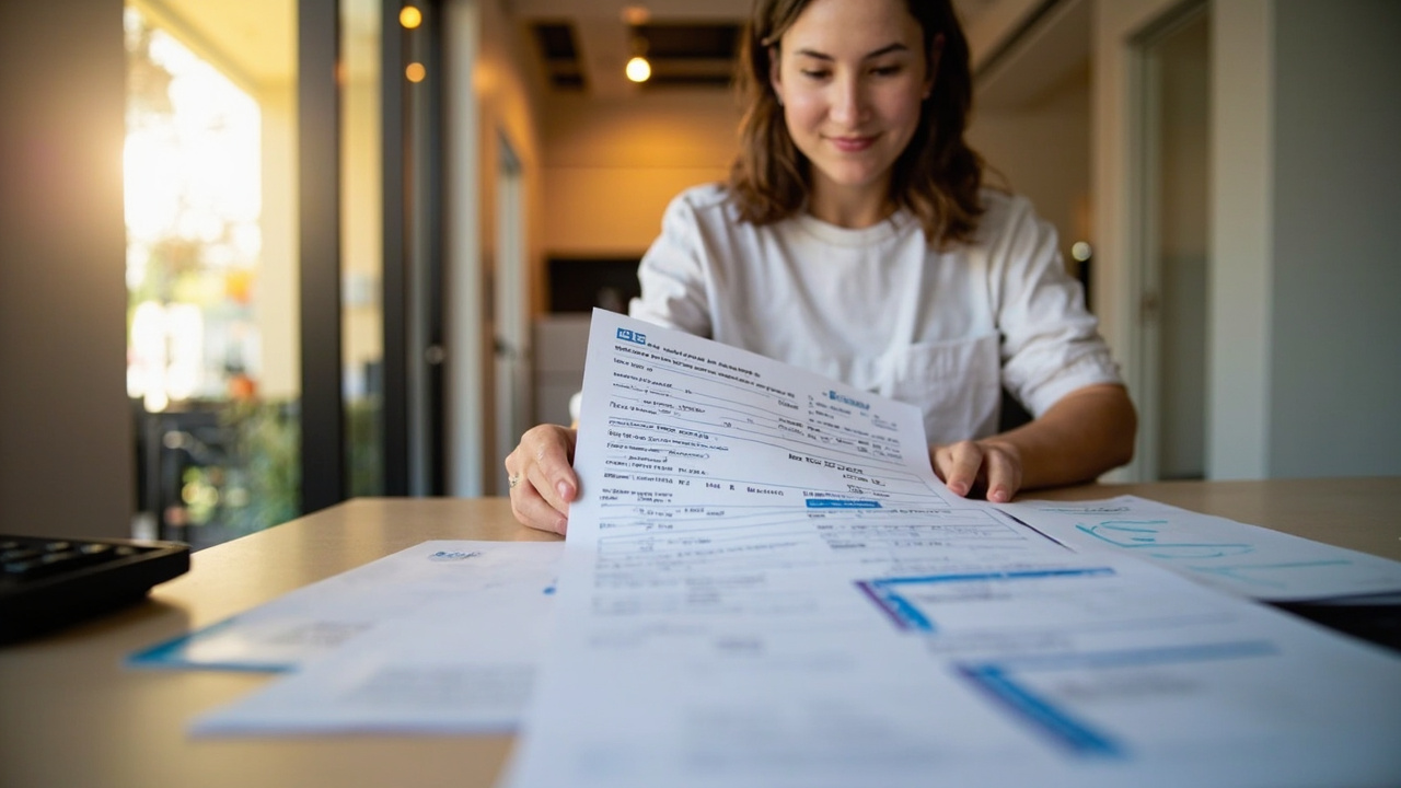 Aged care student reviewing placement documents in Melbourne