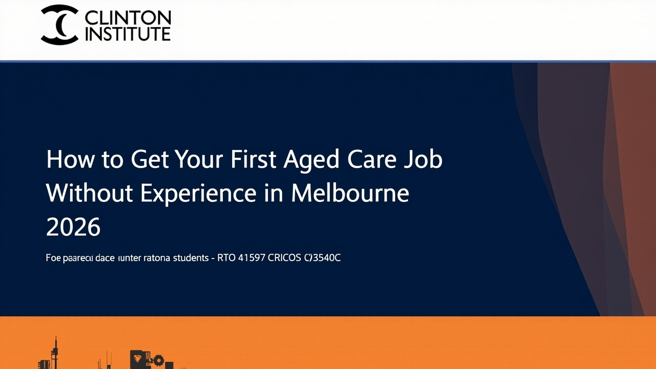 how to get aged care job no experience melbourne 2026