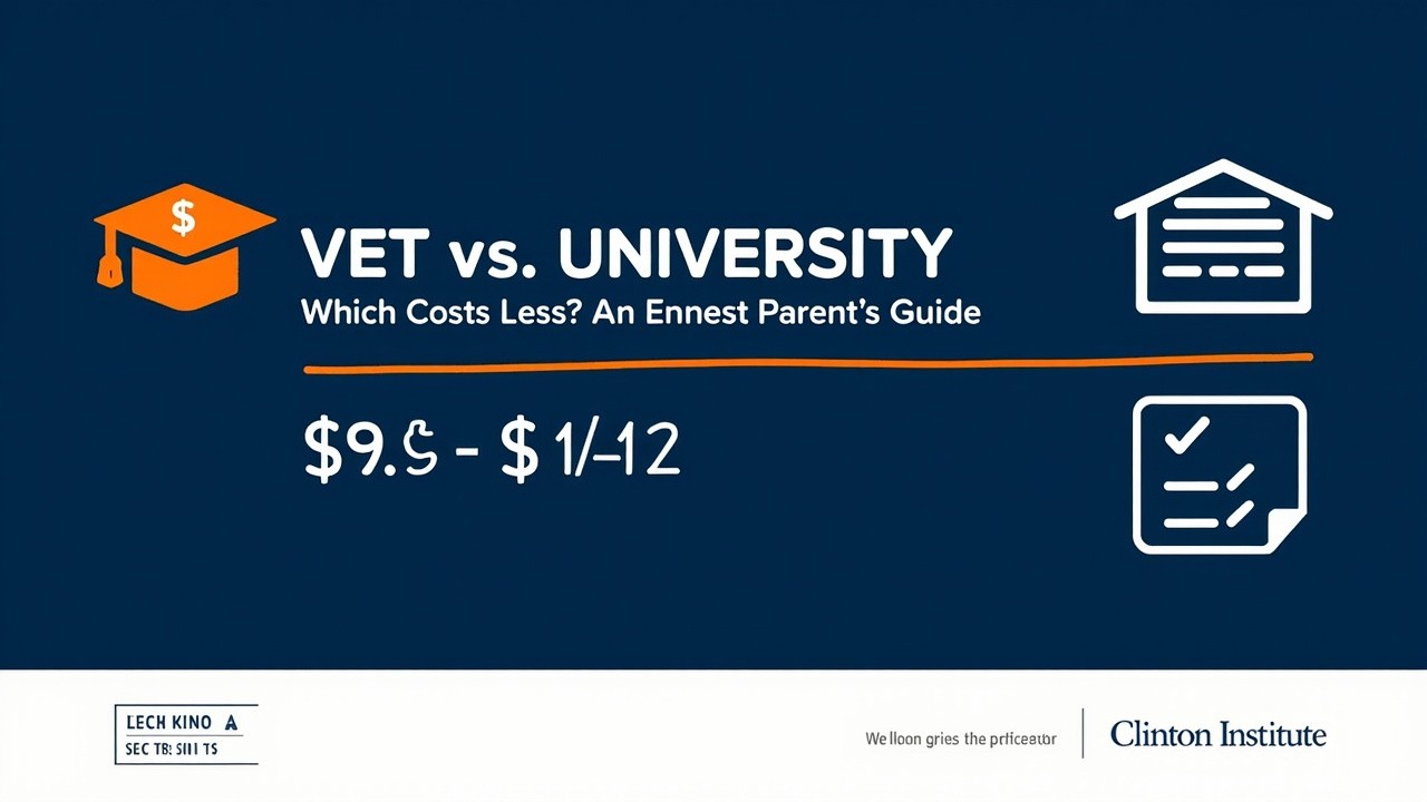 vet vs university cost comparison parents