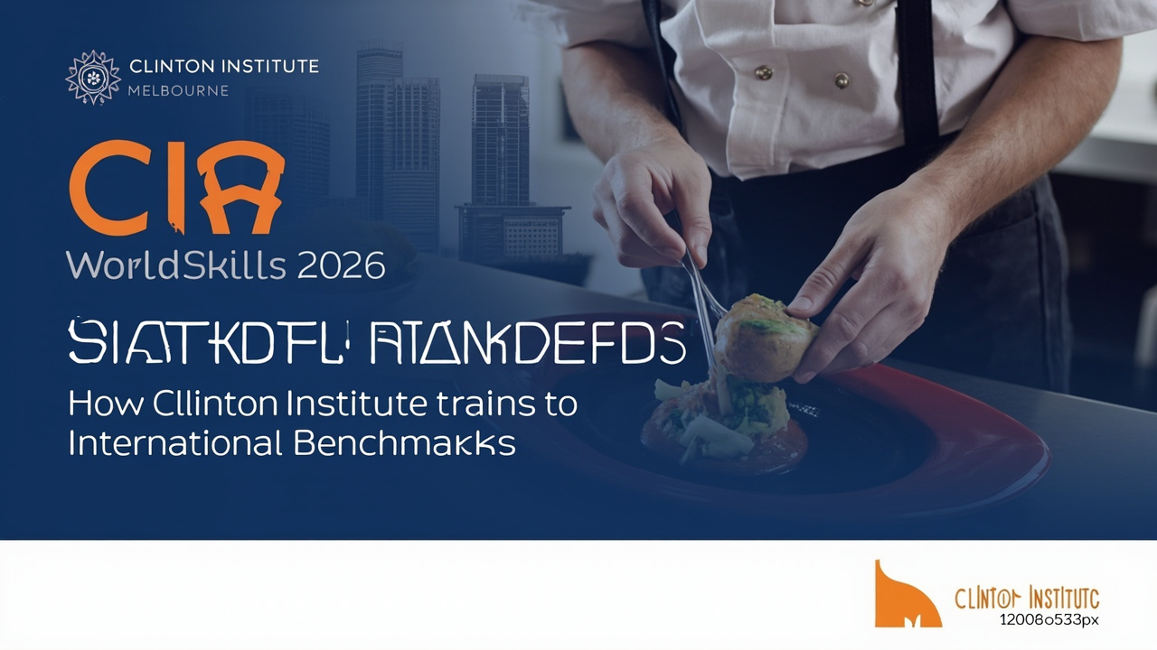 WorldSkills 2026 cookery standards — how Clinton Institute trains to international benchmarks in Melbourne